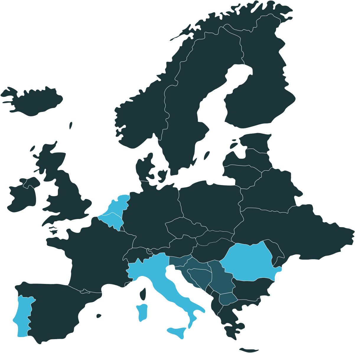 Inspire Europe locations